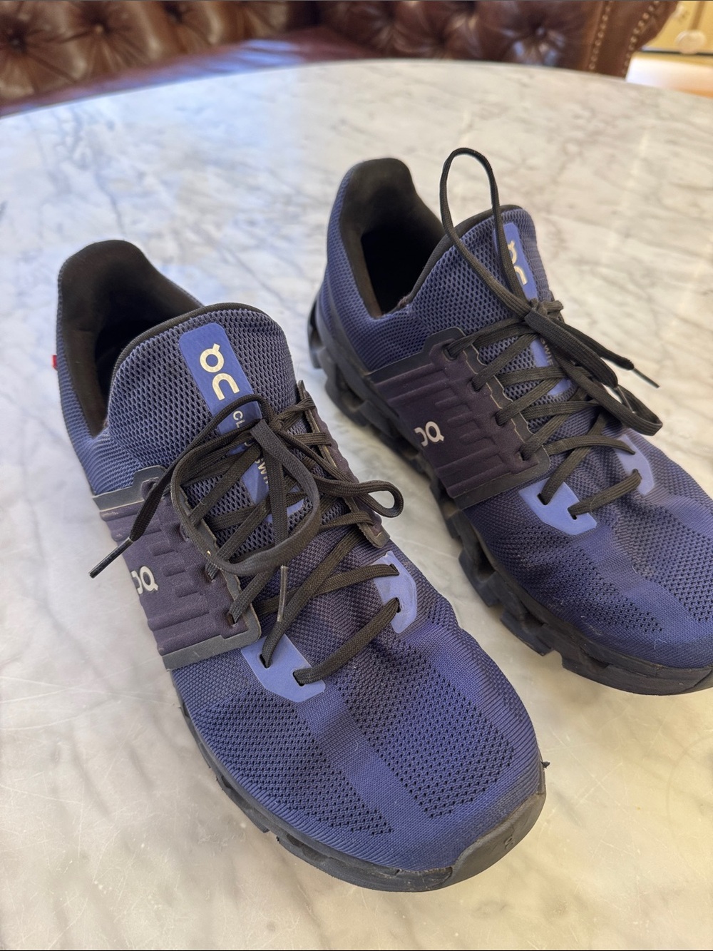 On Running Men’s Athletic Shoes - Navy and Black